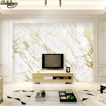 Beibehang Užsakymą tapetai, freskos aukso šilko džiazo balto marmuro sienos dokumentų namų dekoro tapetai kambarį papel de parede
