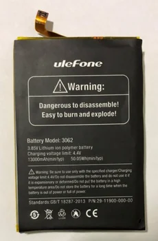Originalios baterijos Ulefone Galios 5(3062) 13000mAh 6.0 colių MTK6763 6+64G Ulefone Mobilusis Telefonas