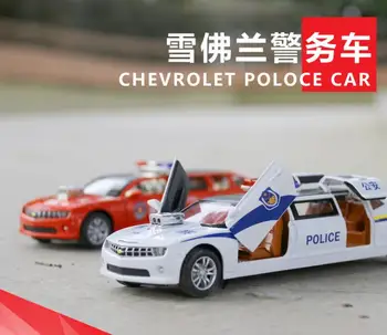 1:32 specialusis Chevrolet automobilių policija, gaisrinė mašina Žaislo Automobilių Metalo Žaislas Lydinio Diecasts & Žaislinės Transporto priemonės Automobilio Modelio, Žaislai Vaikams