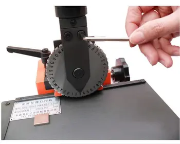 Pusiau automatiniai lapas embosser metalo štampavimo spausdintuvo ženklinimo mašinos etiketės 4mm įrankis Y313