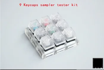 Automatinė Klaviatūros aišku, keycap 9 pagrindiniai bžūp mechaninė keyoard jungikliai juoda/raudona/blueSampler Testeris Rinkinys, skirtas 