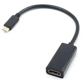 USB C į HDMI Adapteris 4K 60Hz C Tipo 3.1 Male HDMI Female Kabelio Adapteris Keitiklis Naujų 