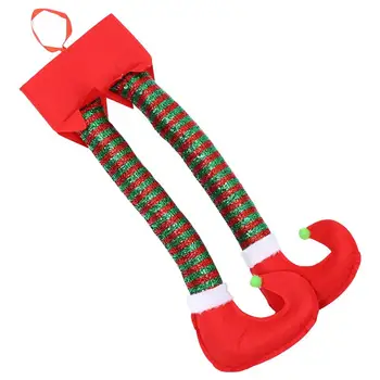 1Pc Kalėdų Elf Kojų Papuošalų Kūrybos Apdailos Juokinga Šalies Prekių