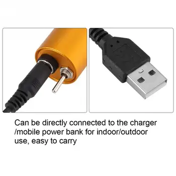 Aliuminio Lydinys USB Įkrovimo Mini Elektrinis Grąžtas 