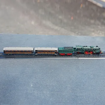 1:220 masto Klasikinis garų Geležinkelių traukinio modelį, nustatyti Surinkimo dekoracija dovanos Vaikams, vaikų vežimo transporto priemonės, žaislai, Pramogos