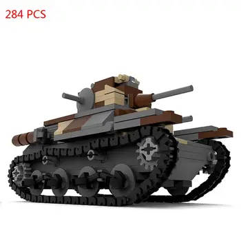 Karšto karinės įrangos pardavimas, biuro įrangos antrojo pasaulinio KARO Japonijos Armijos Tipo 95 lengvasis tankas transporto priemonių Ginklų puolimą karo blokai modelis plytų žaislai dovana