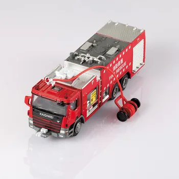 NFSTRIKE 1:50 Vandens Bakas Gaisro Sunkvežimio Modelis Lydinio Fire Truck Švietimo Transporto priemonės Žaislas birthdaty dovanos 2019