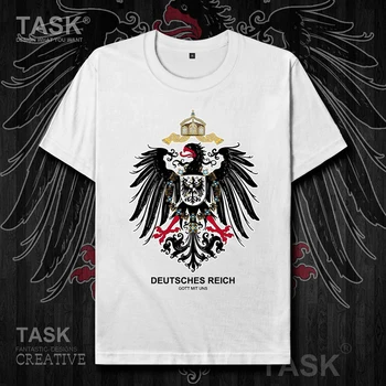 Vokietijos Imperijos ir Prūsijos Marškinėliai Black Hawk Ženklelis Medvilnės O-Kaklo trumpomis Rankovėmis vyriški Marškinėliai Naujas Dydis S-3XL