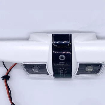 Priekinių žibintų Padengti Asamblėjos Ninebot S Scooteer MiniPro Uodega Galinis LED Žibintas Juodas Baltas Originalus Xiaomi MiniLITE Priedai