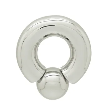17mm x 22 mm, nerūdijančio plieno auskarai, žiedas didelis gabaritas įsukite kamuolys žiedas auskarų vėrimo papuošalai