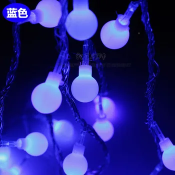 Shine Led žibintai string 110v / 220v Kalėdų eglutė dekoratyvinis apšvietimas vario kamuolys 10 metrų girliandos apdailos Lemputės