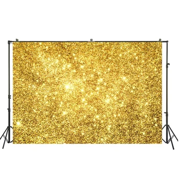 HuaYi meno audinio fotografija blizgučiai šono backdrops aukso apdaila fone fotografijos studijoje photoshoot fone XT-6443