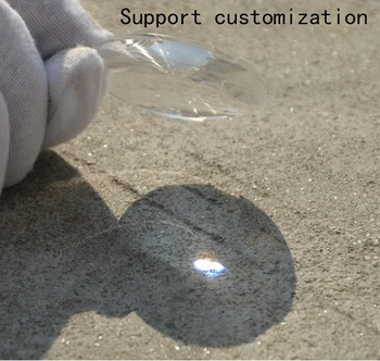 Frenelio Lęšio LED Apšvietimas Optinis Smulkiais sriegiais Objektyvas Apvalus Susikaupti Objektyvas Eksperimentinio Mokymo