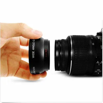 0.45 X Super Plataus Kampo Objektyvas w/ Macro for Sony FDR-AXP55 FDR-AX40 FDR-AX53 FDR-AX55 AX40 AX53 AX55 AXP55 vaizdo Kamera