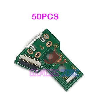 50PCS V4 V5 Micro USB Įkrovimo Lizdas IC plokštės Sony Playstation 4 PS4 Pro JDS-040 Valdiklio Maitinimo Įkroviklis Valdyba