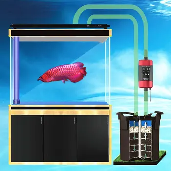 Sunsun EH-EH 300-500 110V/220V Akvariumo Žuvų Bakas, Reguliuojama Temperatūra Išorinio Šildytuvo Prijungimas filtras arba siurblys