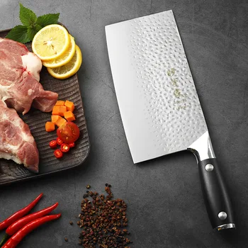 Virtuvės Aštrus Nerūdijančio Plieno Pjaustymo Mėsos Cleaver Kinijos Peilis Mėsininko Peilis Chopper Daržovių Cutter Virtuvės Šefo Peilis