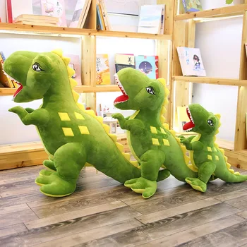 1pc 60-90cm Naujas Dinozauras, Pliušiniai Žaislai Animacinių filmų Tyrannosaurus Mielas Įdaryti Žaislas Lėlės Vaikams, Vaikų Berniukų Gimtadienio Dovana 2019