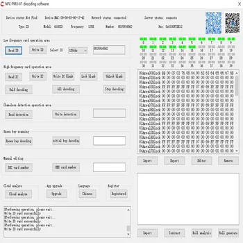 NAUJAS PM5 IC/ID popierinės kopijavimo aparatų matricos 13.56 MHZ RDA Reader NFC Visiškai Rašytojas Dekodavimo Funkcija Kortelę Kopijavimo aparatas