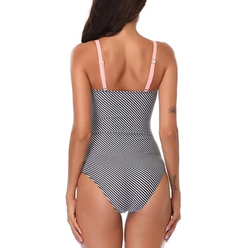 Seksualus Gilus V maudymosi Kostiumėliai Moterims 2020 vientisi maudymosi kostiumėlį Push Up Maudymosi Kostiumas Moterims Plaukimo Paplūdimio Monokini Plius Dydis maudymosi Kostiumėliai