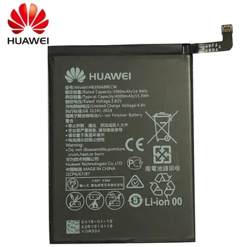 Hua Wei HB396689ECW Originalaus Telefono Baterija Huawei Mate 9 Mate9 Li-ion baterija 4000mAh