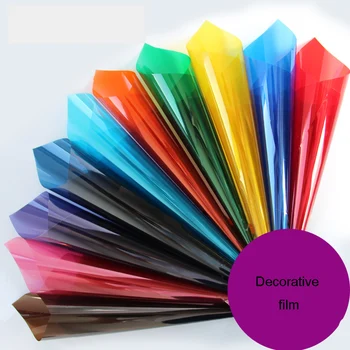 SUNICE 7 spalvų Pasirinkimas Festivalis Stiklo Apdaila Slef-klijai, Langų Plėvelės Įdiegti Alifatiniai Lakštinis Stiklas 