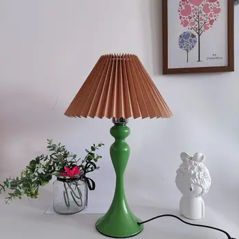 Xianfan naujas kepimo dažų trijų spalvų Undinė bazės audinio kompozito PVC vientisos spalvos KD umbra miegamojo virtuvės stalo lempa