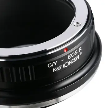 Naujas K&F Sąvoka adapteris Contax Yashica CY pritvirtinkite objektyvo į Canon EOS RF vaizdo kamera, nemokamas pristatymas EOS R5 R6