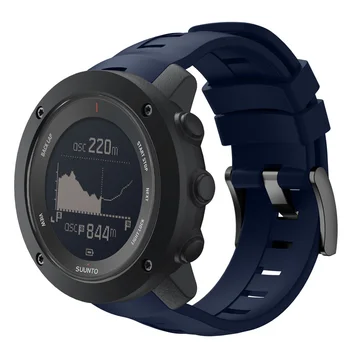 Sporto Silikono Dirželis Žiūrėti juostos Suunto AMBIT3 VERTIKALUS GPS smartwatch Apyrankė Pakeisti Dirželiai su Įrankiais Apyrankę 2vnt