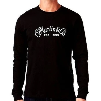 Martin & Company Gitara Logotipas long sleeve T-Shirt