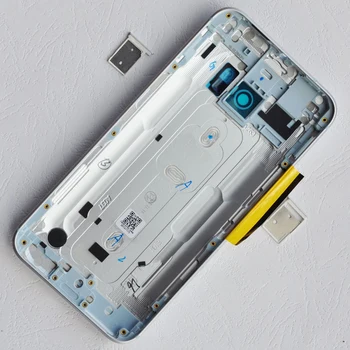 ZUCZUG Naujas Metalo Galinis Korpusas HTC M10 Baterijos Dangtelį Atveju Durų M10 Remontas Dalis Su TF / SIM Tray
