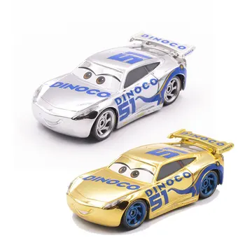 1:55 Metalo Lydinio, Žaislai, Transporto priemonės Disney Pixar Cars 3 Dinoco Cruz Ramirez Nr. 51 Automobilio Modelį, Visų Surinkimo Vaikų Švietimo Žaislas