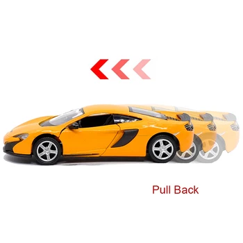 RMZ MIESTO, 1:36 McLaren 650S Super Sportinis Automobilis, Lieti Diecast Automobilio Modelį Žaislas Traukti Atgal Dovanos Vaikams Žaislų Kolekcija