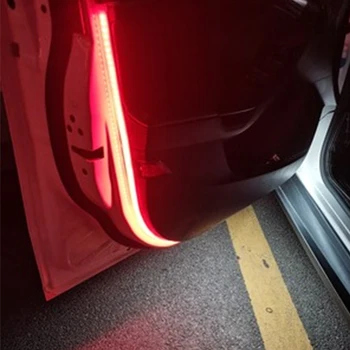 2vnt/daug Automobilių Durų Atidarymo Įspėjimas LED Žibintai Sveiki Dekoro Lempos Juostelėmis, Stabdžių Galinis Susidūrimo Saugos Universaliųjų Automobilių Šviesos