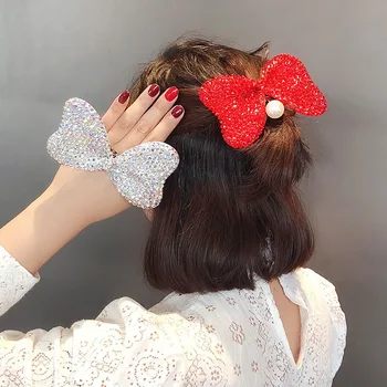 Korėjiečių Moterų Galvos Apdangalas Išskirtinį Graži Raudona Cirkonio Gumos Juosta Plaukų Virvę Mados Saldus Mergaitė, Moterų Plaukų Aksesuarai