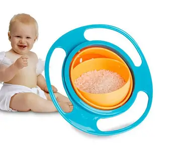 Kūrybos Kūdikį Krūtimi Mokymosi Patiekalų Dubenį Aukštos Kokybės Padėti Bamblys Kūdikių Maisto Indai Vaikams Valgyti Mokymo Gyro Bowl