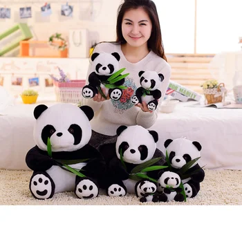 Didelio dydžio Pandos Lėlės Pliušinis Žaislas baby bear pagalvę panda medžiaga lėlė, vaikams, žaislai, kūdikių gimtadienio dovana Vaikams