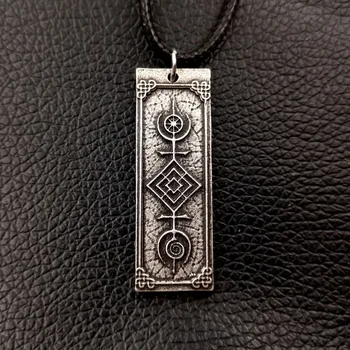 SanLan Gyvybės Medžio Sakralinės Geometrijos Simbolių Amuletai Runų karoliai