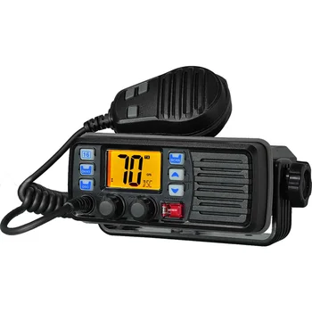 Neseniai RS-507M Jūrų VHF Radijas Su GPS 25W Walkie talkie IP67 atsparus Vandeniui Mobiliųjų Valtis VHF Radijo Stotis