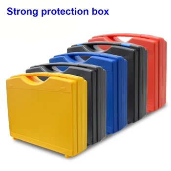 Stiprus Įrankių dėžė tool Apsaugos failą atveju Portable Nešiojamieji plastiko aparatūra, daugiafunkcinis priemonių rinkinį su pre-cut putų