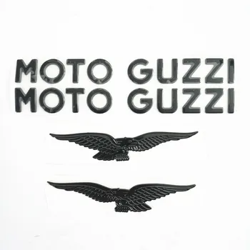 3D Motociklas Dviratis Vandeniui Erelis Įklija, Moto Guzzi Italia Vėliavos, Lipdukai, Lipdukų Juoda Spalva