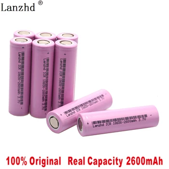 2019 Naujas Originalus 3.7 V ICR18650 samsung 18650, 26 baterijų Įkraunama Li-ion 2600mAh, Žibintuvėlis naudoti(1-8pcs)