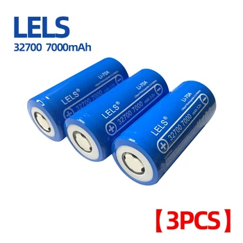 LELS Is 70A 3.2 V LiFePO4 32700 7000mAh Baterija Nepertraukiamai Išleidimo Didžiausias 55A Didelės galios baterija