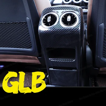 Lsrtw2017 Anglies Pluošto Automobilio galinėje Sėdynėje Padengti Anti-kick Lipdukas Ventiliacijos Rėmas Mercedes Benz Glb GLB200 2019 2020 2021 X247