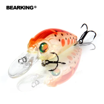 Bearking Karšto modelis 2017 profesinės žvejybos masalas, 10 spalvų minnow,alkūninis 35mm/3.7 g, gylis 2,0 m, žvejybos reikmenys sunku jaukų N