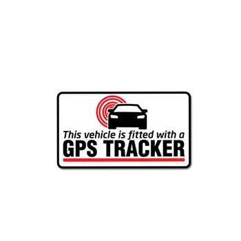 Įspėjimas GPS Tracker Įrengti Automobilių Lipdukas Automobiliai, Motociklai, Eksterjero Aksesuarai, PVC Lipdukas Honda 