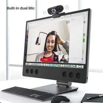 Kamera Full HD 1080p Web Cam USB Kamera, Built-in Mikrofono Pc 