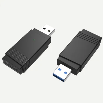 2.4 GHz/5.8 GHz Dual Band USB Wireless Bluetooth Dongle WiFi 5.0 1300Mbps Tinklo Kortelės Adapterį įmontuota Dviguba Antena NC99