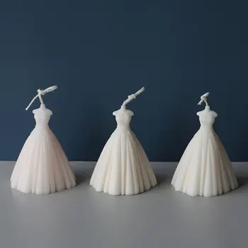 Vestuvinė Suknelė, Sijonas Silikono Dervos Pelėsių Princesė Dress Dervos Pelėsių Amatų Įrankiai J78F