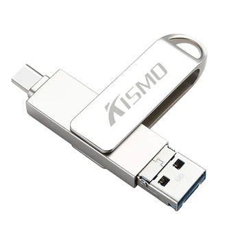 Kismo Tipas-C Flash Drive, Micro USB Atminties Diską USB3.0 OTG Pen Ratai Samsung S8 S9 A3 A5 A7 2017 C5/C7/C9 Pro 